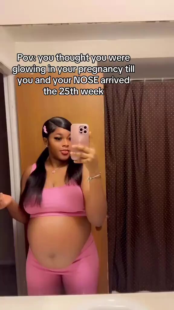 Lady shares what pregnancy did to her.