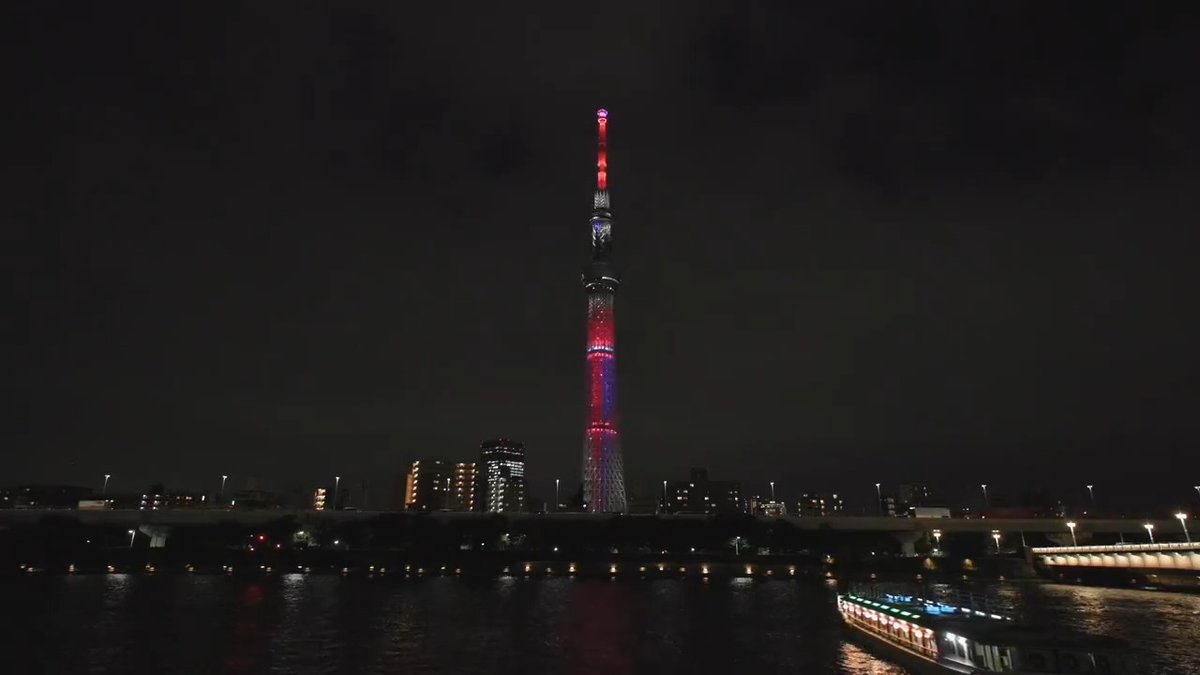 本日より、東京スカイツリーにて全60クラブのクラブカラーをイメージした特別ライティングを開始！✨️ #Ｊリーグ新開幕 #ここから世界だ