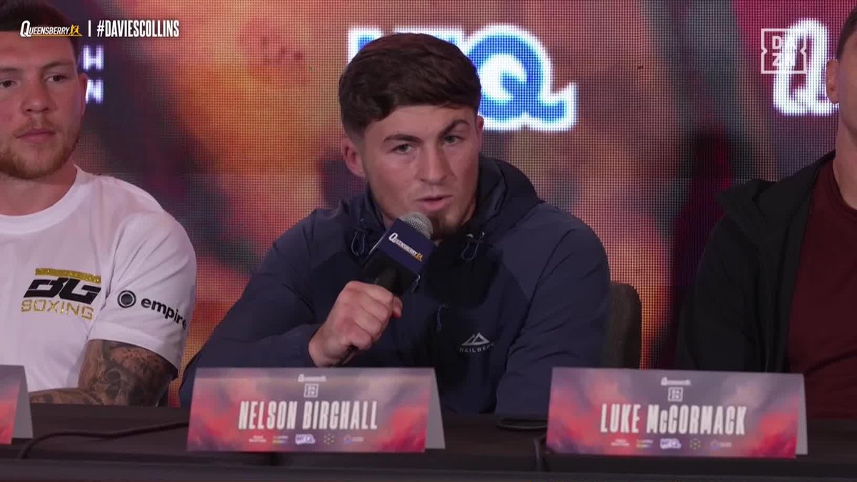 "They call me gorgeous... they call me sexy" 💅 11-0 Nelson Birchall looking to gain a ninth knockout on the record 💥 #DaviesCollins | Sept 26 | Live on DAZN ▪️