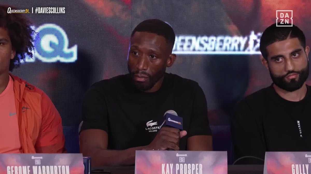 "It's MY time" - Kay Prospere 😤 #DaviesCollins | Sept 26 | Live on DAZN ▪️