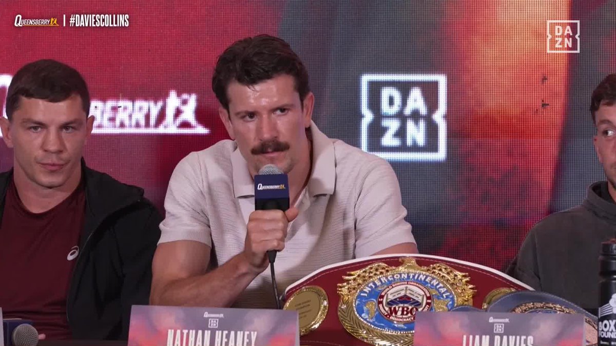 Former British middleweight champ Nathan Heaney talks Warburton rematch 👊 #DaviesCollins | Sept 26 | Live on DAZN ▪️