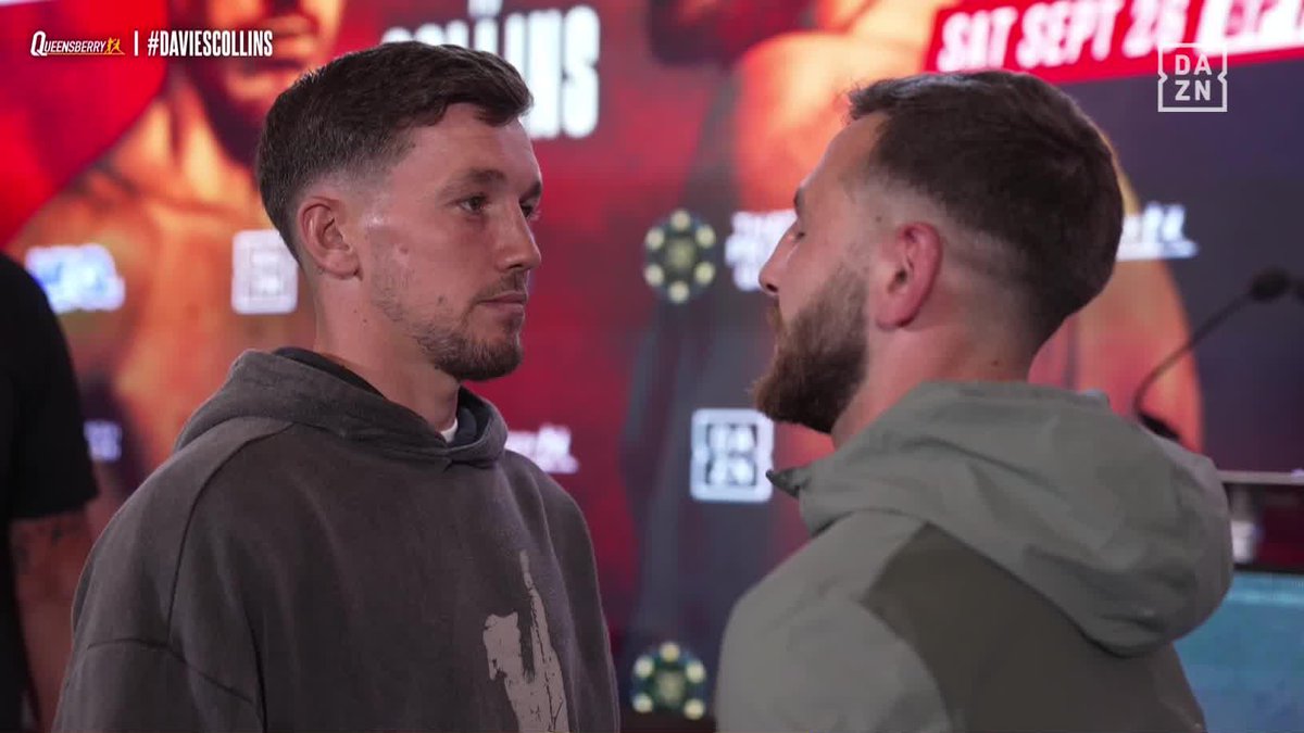 𝐅𝐞𝐚𝐭𝐡𝐞𝐫𝐰𝐞𝐢𝐠𝐡𝐭 𝐅𝐢𝐫𝐞𝐜𝐫𝐚𝐜𝐤𝐞𝐫 🧨 Liam Davies defends his European title against Nathaniel Collins in Birmingham 💥 #DaviesCollins | Sept 26 | Live on DAZN ▪️