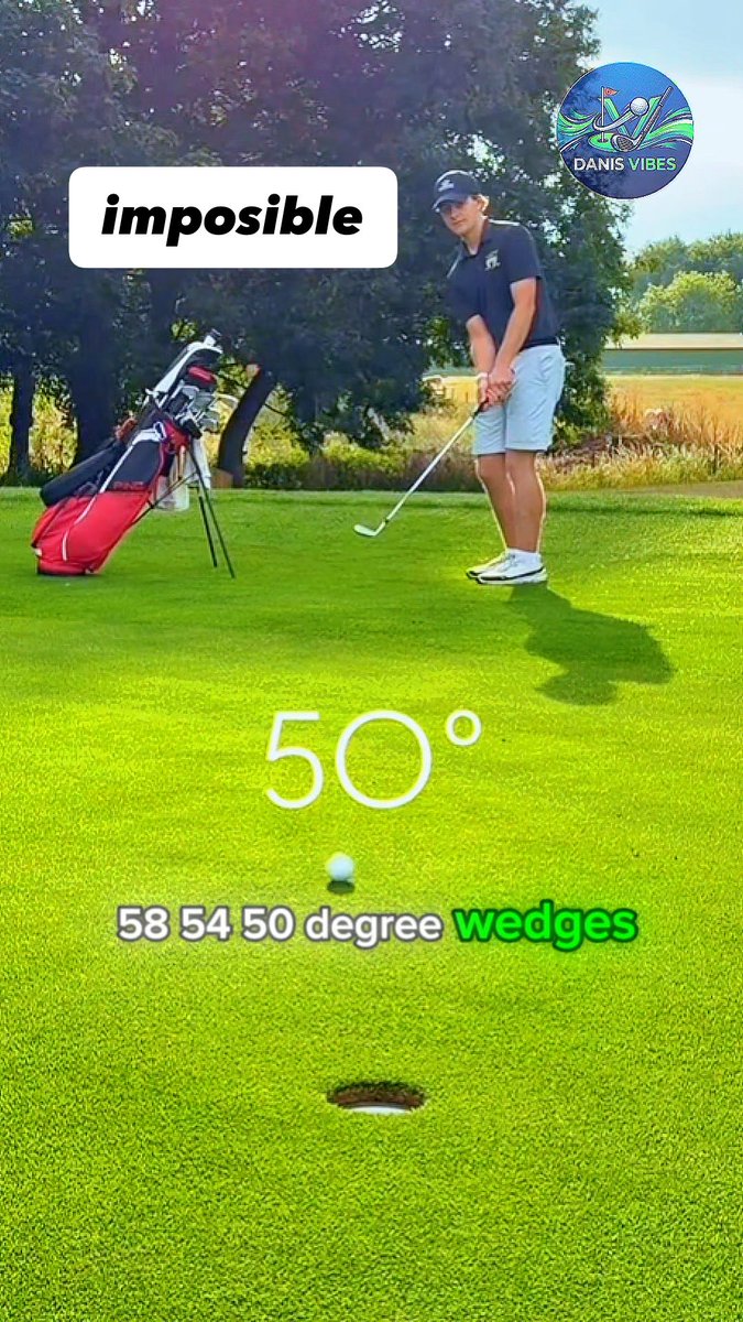 14 clubs, 14 consecutive makes from the exact same spot! ⛳️🔥