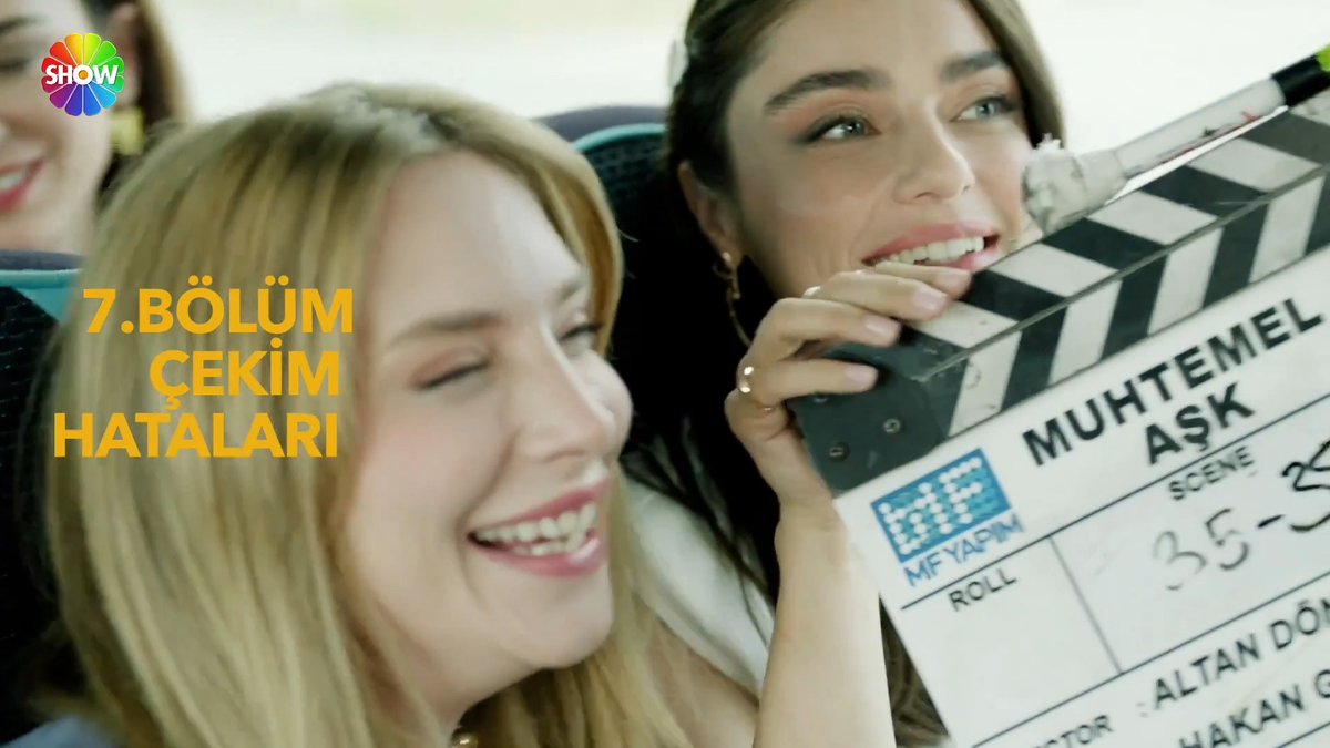#MuhtemelAşk'ın setinden eğlence dolu çekim hataları sizlerle😉🎬 Muhtemel Aşk yeni bölümüyle Perşembe 20.00'de Show TV’de💖