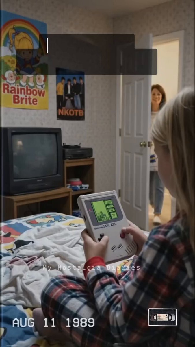 Having your mom surprise you with a Blockbuster movie while you play Game Boy has to be a top 10 life moment: