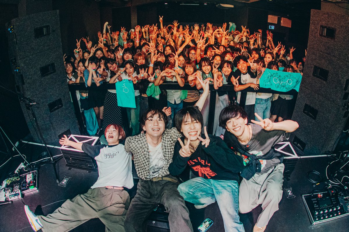 Gum-9初の名古屋ワンマン 超満員で迎えたRADNINEにて "秘密" みんなの勇気のおかげで名古屋でワンマンができました!ありがとう!👏