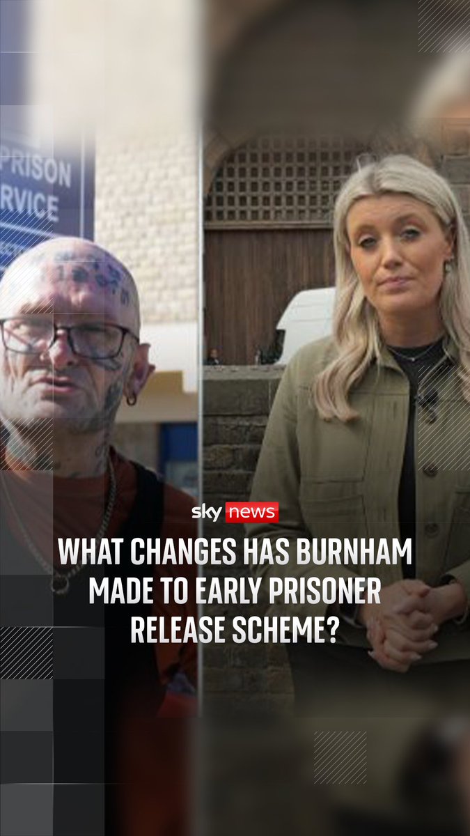 Prime Minister Andy Burnham confirmed the planned early release of prisoners will go ahead, but what are the key changes and who is excluded? Sky News' Mollie Malone walks you through the controversial scheme..
