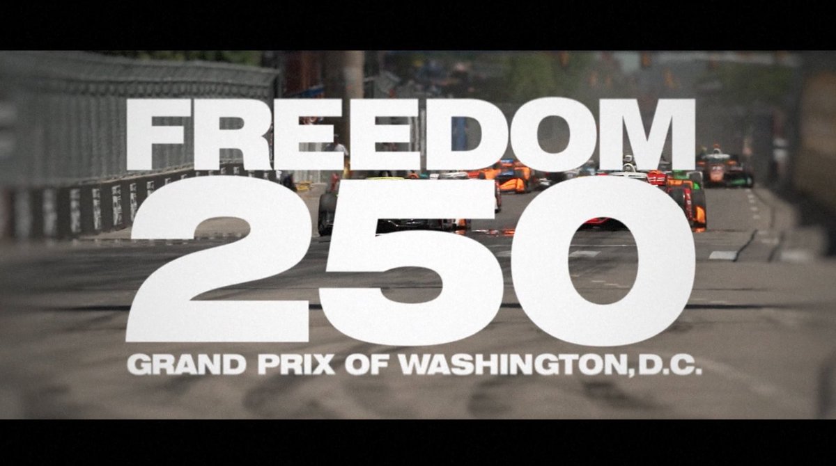 🇺🇸 🏁 @INDYCAR takes over Washington D.C. for the Freedom 250. August 23 on FOX and FOX One!
