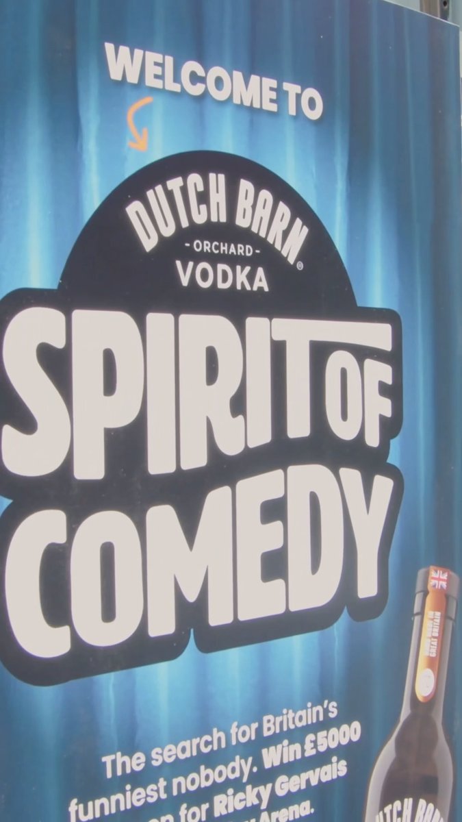 THE SPIRIT OF COMEDY IS BACK 😂 Dutch Barn Vodka is once again searching for the nation’s next comedy legend. Or, failing that, someone with a microphone, a few jokes and no fear of public humiliation. £5k says you might actually be funny. Enter here 👉