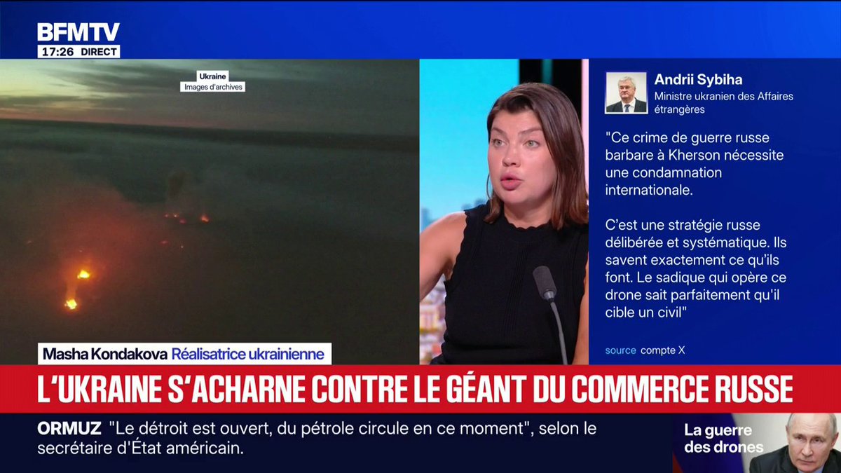 Guerre des drones entre la Russie et l'Ukraine: "On arrive dans une nouvelle ère de technologie", déclare Masha Kondakova, réalisatrice ukrainienne