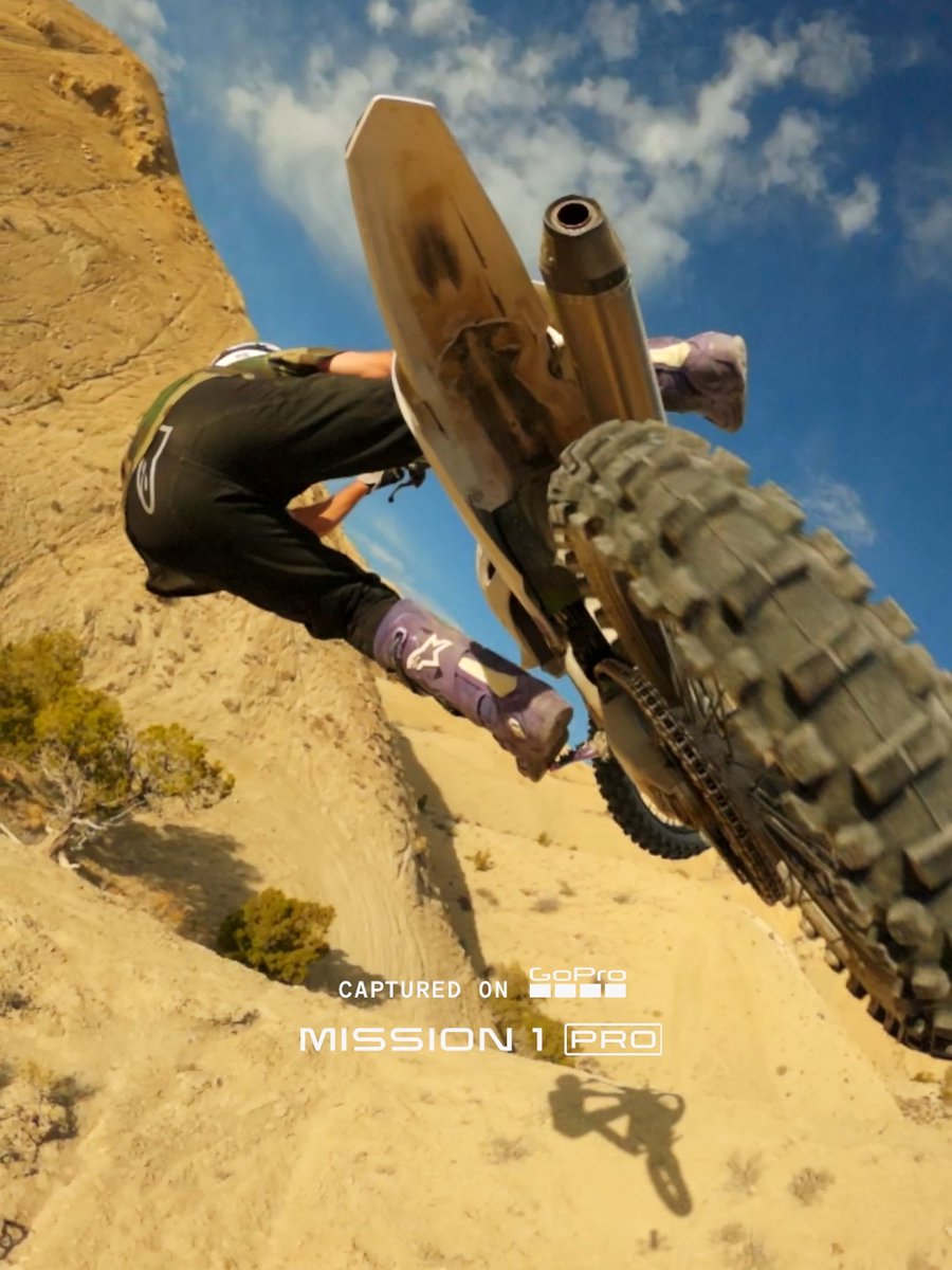 #GoProMISSION1 PRO's 960fps delivers the goods for Brian Woodward + Jantzen Frampton 😮‍💨 #ProTip: US customers save $100 on MISSION 1 PRO for a limited time at 👀 #GoPro #FMX #Slomo