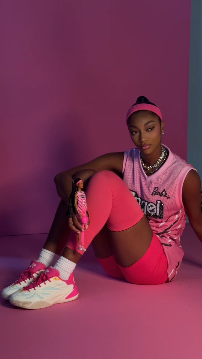 Angel reveals how her childhood dreams are coming true with the Angel Reese 1: Barbie.
