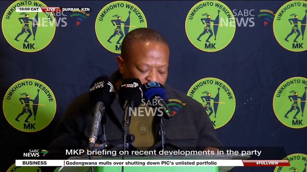 BREAKING NEWS | Dr John Hlophe, the uMkhonto weSizwe Party’s first deputy president, has been relieved of his duties with immediate effect. He will, however, remain the party’s parliamentary leader. Duduzane Zuma will now be the MK Party's first deputy president.