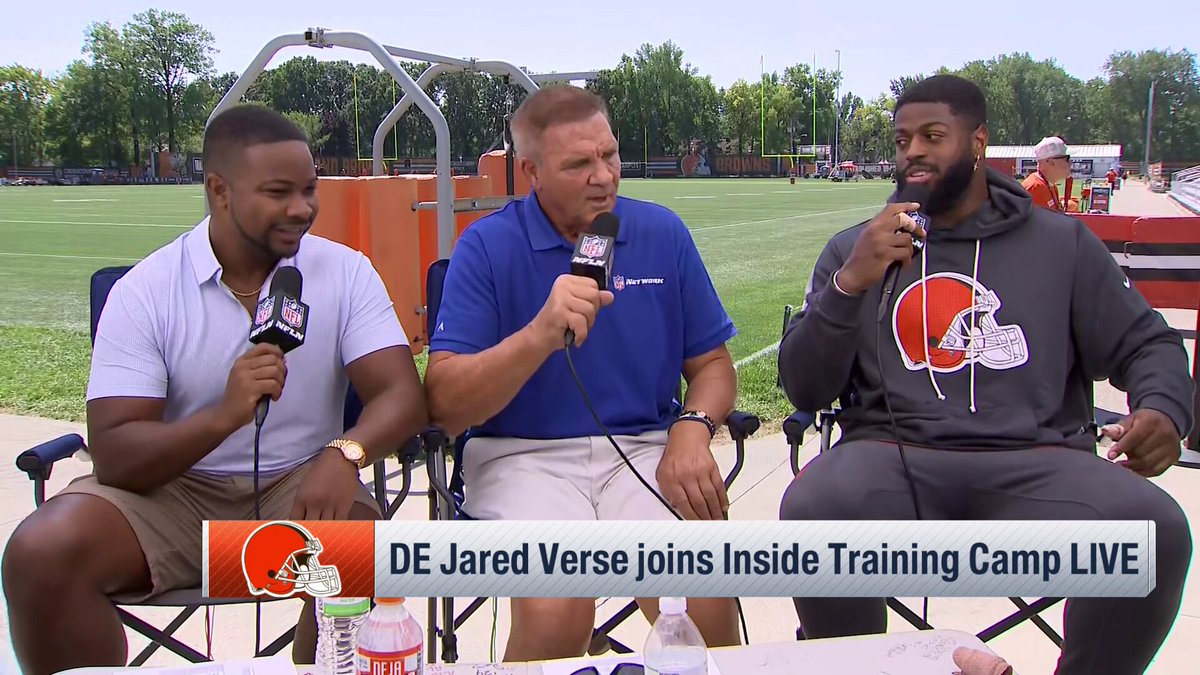 .Jared Verse and the Cleveland Browns defense are ready to SWARM Brian Baldinger