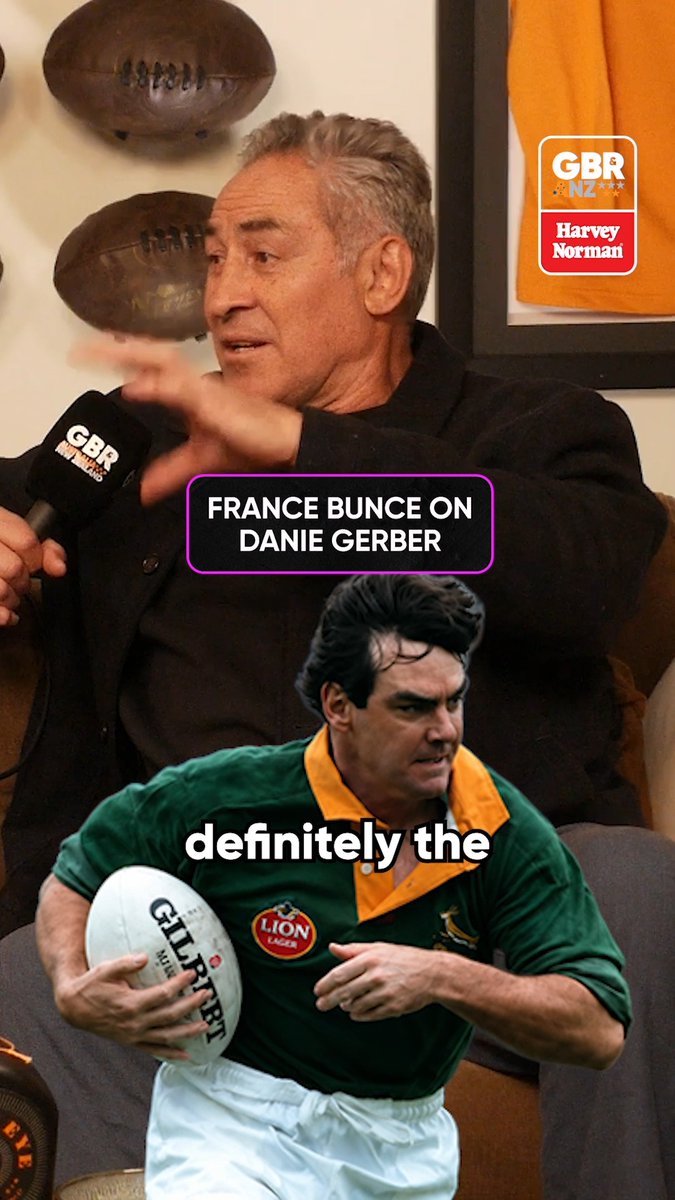 Danie Gerber was a FREAK 😂 This week former-All Black Frank Bunce joins the pod to talk all things Greatest Rivalry - from '92 to '96 and '26 🇿🇦 Brought to you by Harvey Norman 📺 Watch and listen to the new pod now