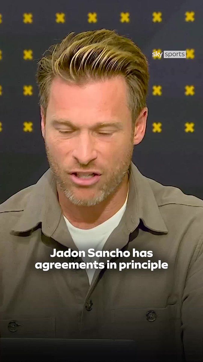 Jadon Sancho has agreements in principle with a number of clubs in Europe, Saudi Arabia and the Middle East. It is understood Sancho is assessing all his options before making a final decision ✍️⚽️