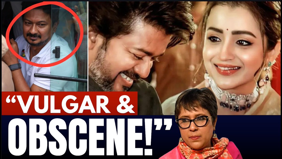 Tamil Nadu War erupts as Stalin Junior arrested for crude double entendre jokes about actor Trisha- with @SumanthRaman Felix Gerald @Rajagopalan1951 Shalin Maria Lawrence - dont miss it in full here