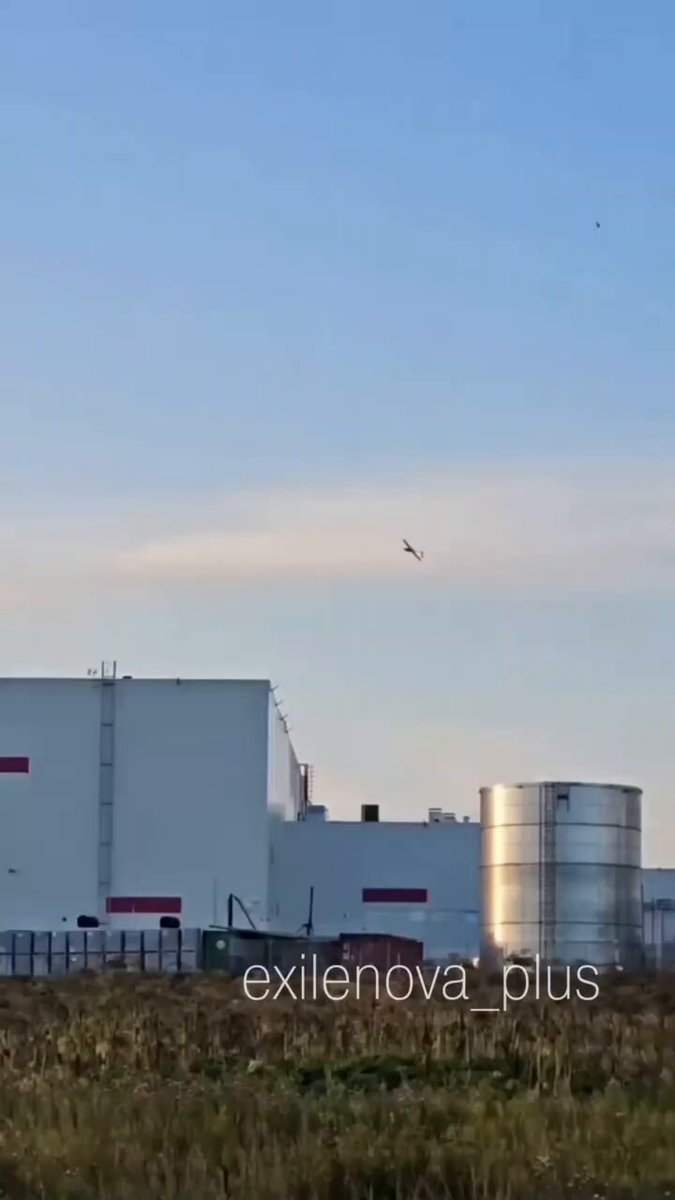 Footage shows the moment a Ukrainian drone struck Russia's Wildberries logistics complex in St. Petersburg.