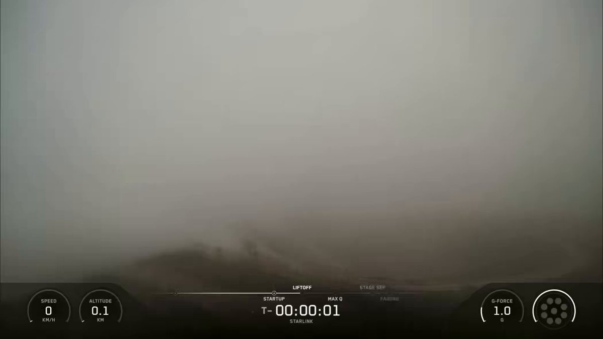 Liftoff of SpaceX’s Falcon 9 rocket on the Starlink 17-53 mission from Vandenberg Space Force Base at 10:05 am PT (1:05 pm ET / 1705 UTC).