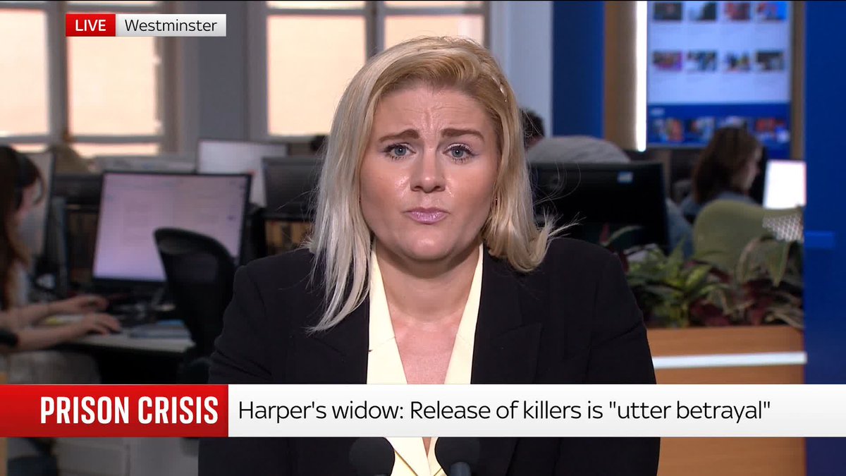 The prison early release scheme will be "kept under review" and Andy Burnham has told ministers to "go further by looking at what more we can do" to protect victims, says Victims Minister Alex Davies-Jones. @MarkAustinTV 📺 Sky 501 and YouTube