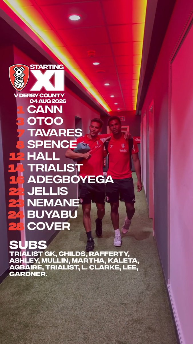 Lining up against the Rams 🔢 #RUFC