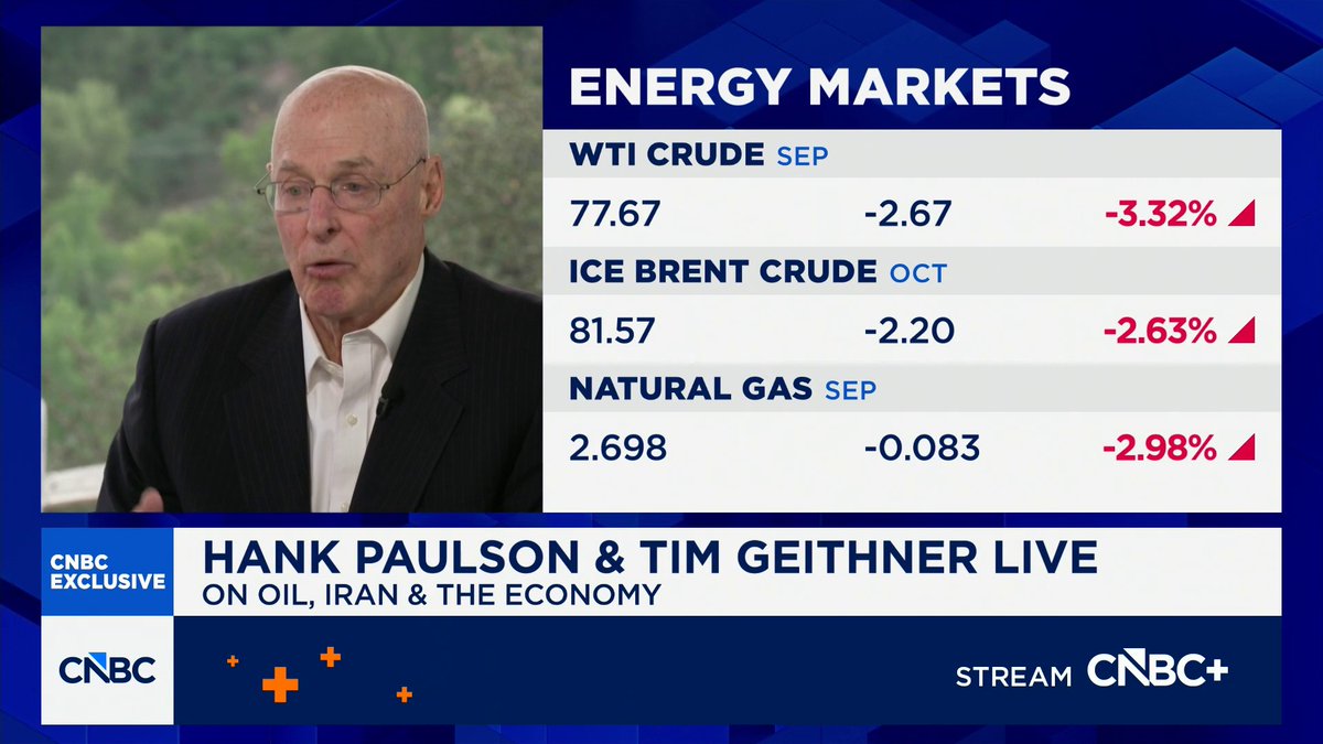 Former Treasury Secretaries Hank Paulson & Timothy Geithner discuss the state of the economy and their thoughts on new Fed Chairman Kevin Warsh.