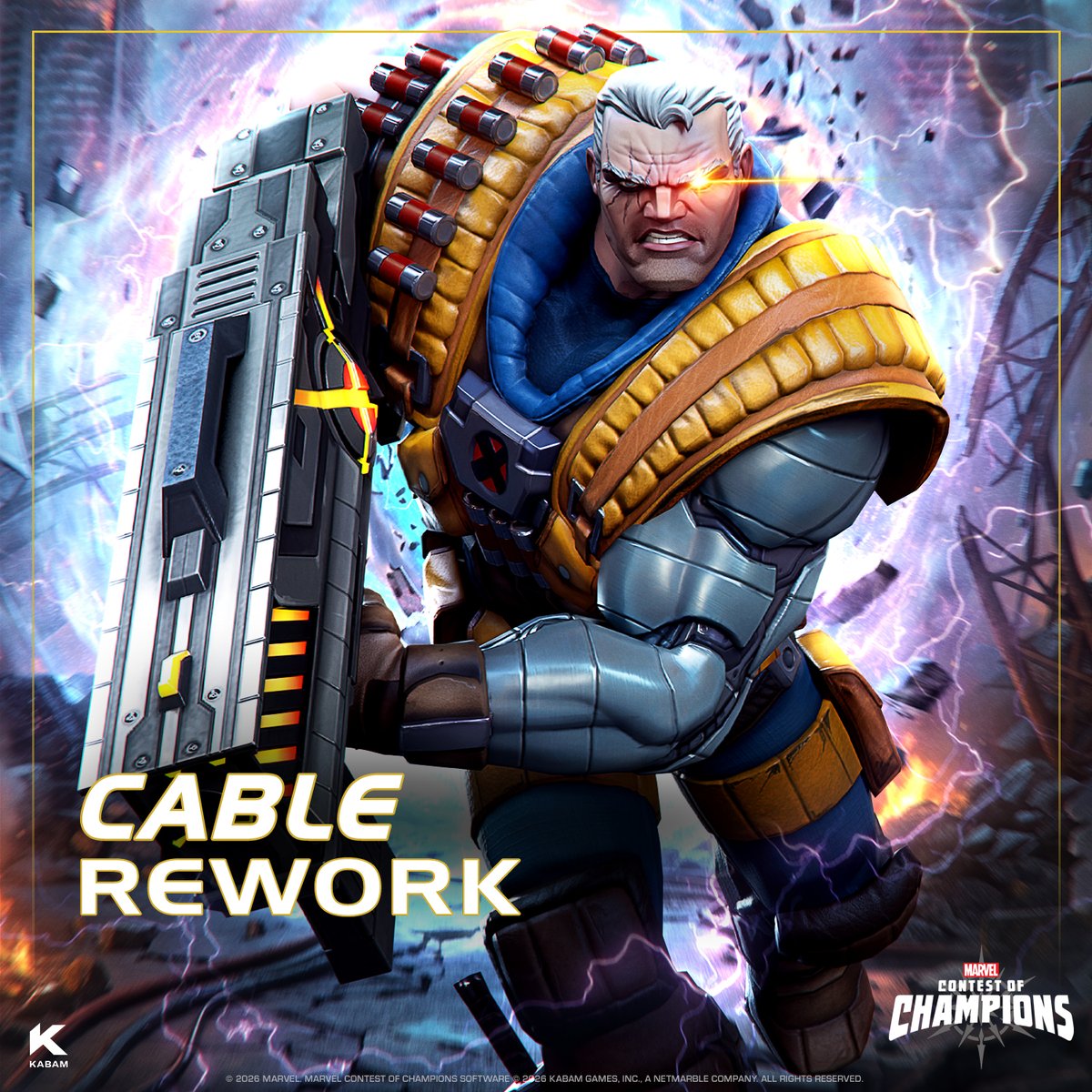 Cable re-enters The Contest with a few upgrades! 🦾 With a tuned-up kit and updated Character Model, Cable is rewriting The Contest!