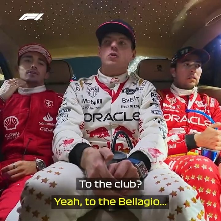 🆑️: where are we going? max: (trying to give a real answer) 🆑️: to the club? max: yeah, we go straight to the nightclub! skip everything! see you tomorrow everyone... or not 😭😭😭 this first vegas gp was so fun