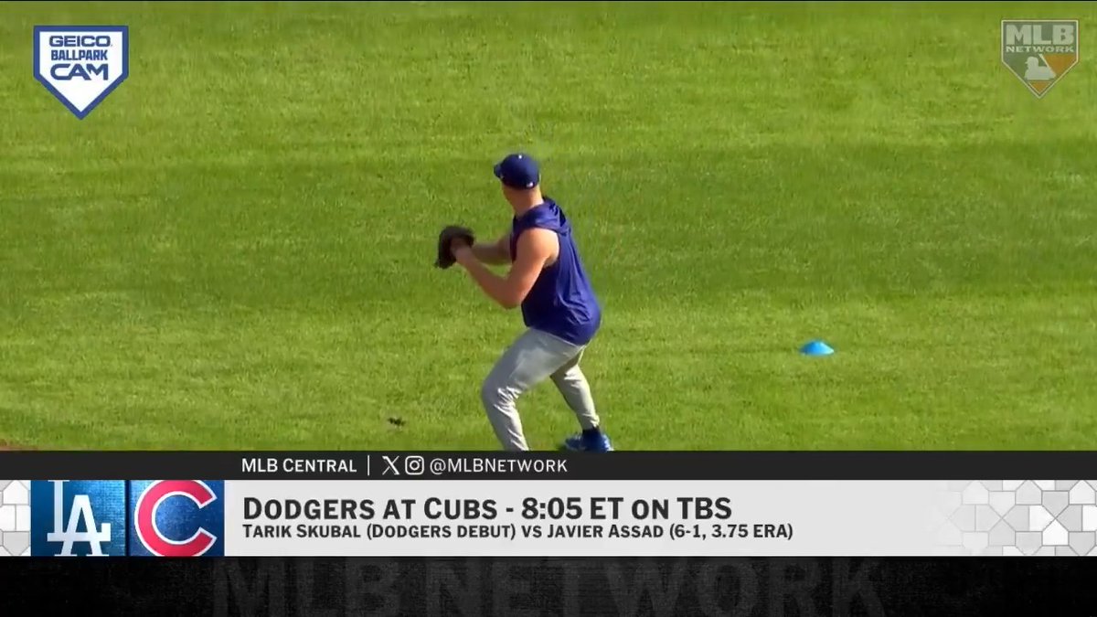 Tarik Skubal is set to make his Dodger debut tonight at Wrigley Field 👀 Jon Morosi shares more on the back-to-back AL Cy Young Award winner’s much-anticipated debut with LA. MLB Network + CohnReznick