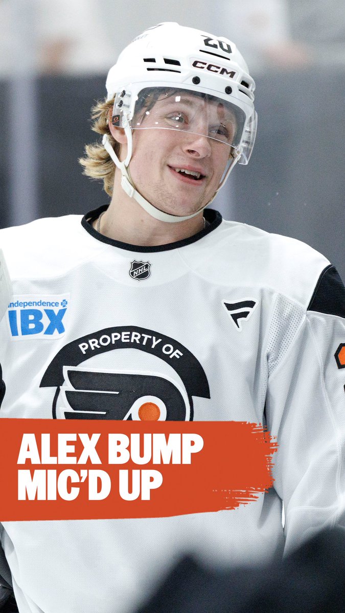 Bump up the volume! 🔊 Alex Bump was wired for sound during our Development Camp 3-on-3 tournament. #LetsGoFlyers