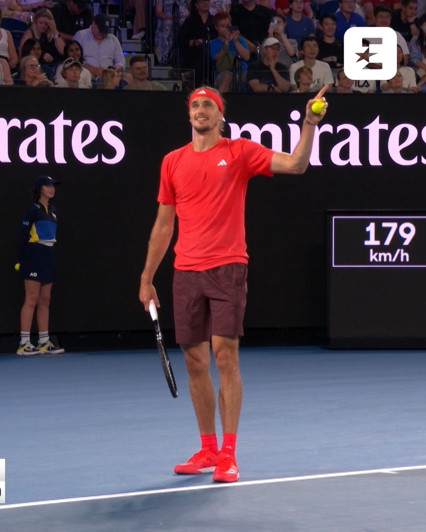 “Says the man with 24 Slams.” 🏆 Alexander Zverev had the perfect comeback after Novak Djokovic called his forehand “unfair.” 😅