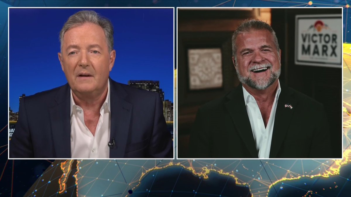 'I'm not an exorcist... but my dog can sniff out evil!' Watch more of Piers Morgan's interview with Colorado Governor runner Victor Marx 👇 📺 Piers Morgan | Victor Marx