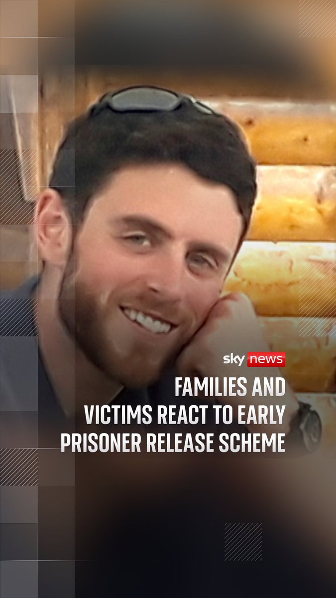Prime Minister Andy Burnham confirmed the planned early release of prisoners will go ahead, but people jailed for rape, serious child sex offences and grooming will be excluded. The widow of PC Andrew Harper has criticised the scheme as her husband's killers are set to be released early. Sky's Mollie Malone reports on how families of victims and survivors of violent crime have reacted.