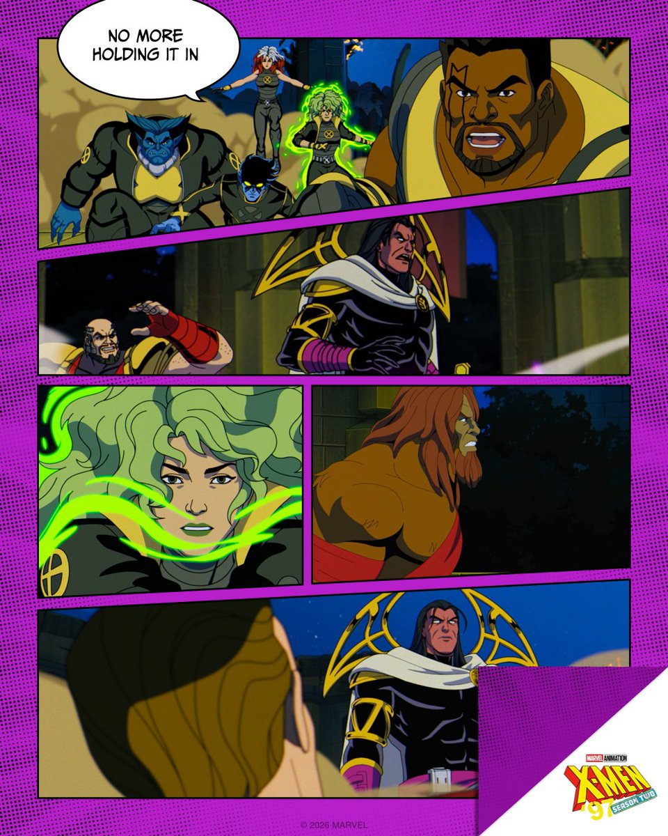 “Let’s end this with a bang!” Stream Marvel Animation’s #XMen97 Season 2 now, and don’t miss the penultimate episode tomorrow, only on Disney+.