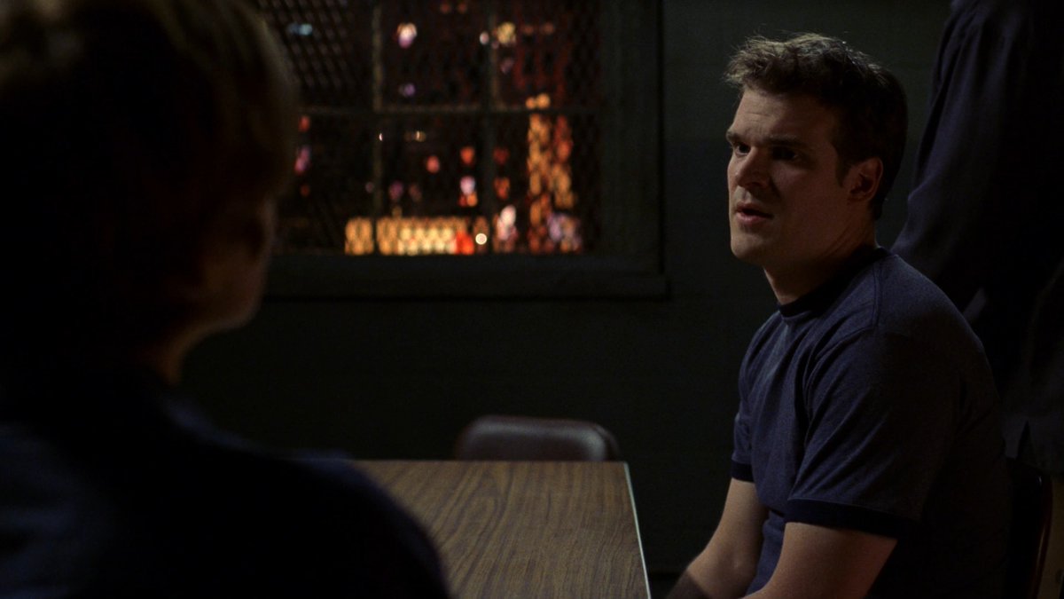 Guest star David Harbour faces Benson and Tutuola in one of SVU’s most unsettling interrogations. #SVU | NBC and Peacock 📺: Season 4, Episode 7 of SVU is streaming on Peacock.