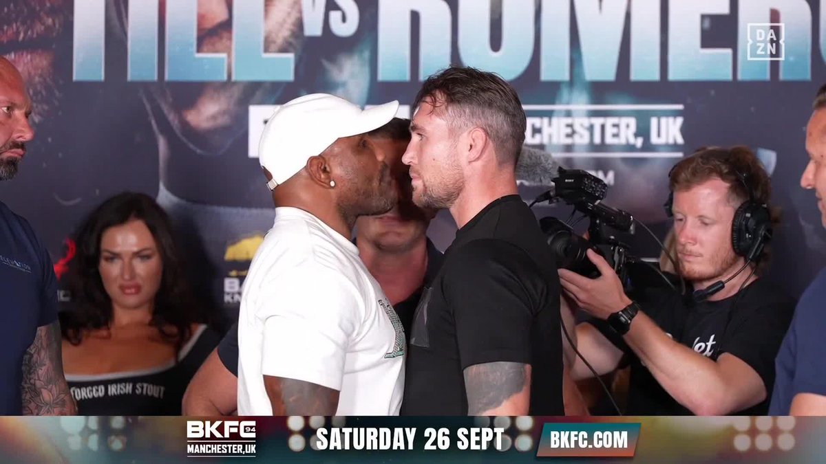 Darren Till and Yoel Romero refused to break eye contact for nearly 4 minutes 💀