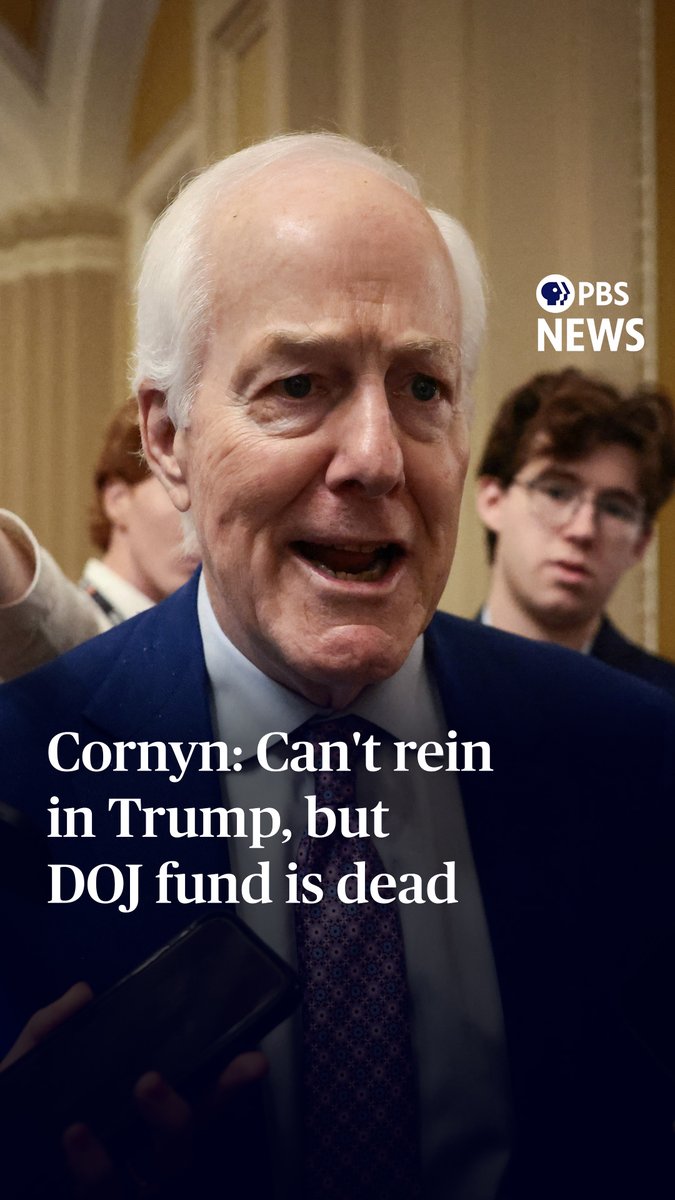 Sen. John Cornyn told reporters Tuesday following the Senate Judiciary Committee's vote to advance Todd Blanche's attorney general nomination that “there's nothing we could do” to rein in President Donald Trump. “Well, there's nothing we could do to rein in the president when he said he likes the fund and he wishes it still exists. But the fact of the matter [is] it's dead, and that's all we could do under these circumstances,” Cornyn, R-Texas, said. Cornyn, along with Sen. Thom Tillis, R-NC, agreed to support the nomination after Blanche put in writing that the DOJ is scrapping a $1.8 billion “anti-weaponization” fund that could have provided settlements to President Donald Trump's allies, including Jan. 6 rioters. The Senate Judiciary Committee voted 12-10, along party lines, on Tuesday to advance Blanche to a full Senate vote.