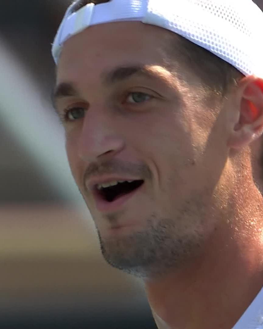What was that, Jack!? 🤯 Atmane as shocked as us 😅 jack draper #NBO26