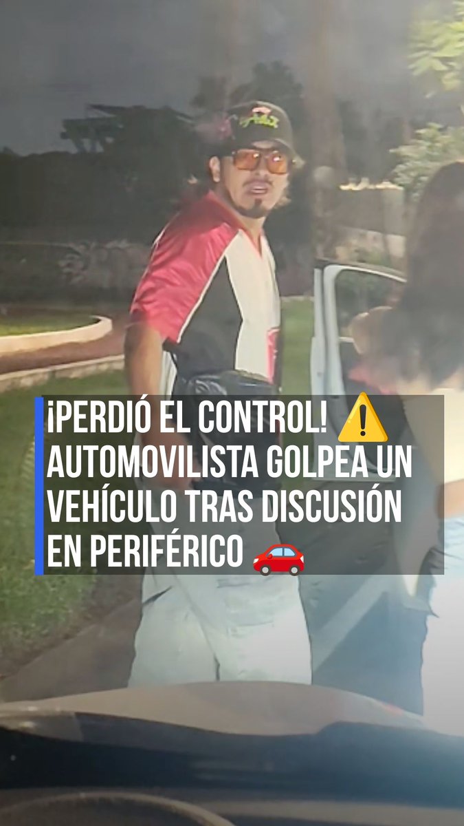 ¡Perdió el control! ⚠️ Automovilista golpea un vehículo tras discusión en Periférico 🚗 #RFmx #Imperdible