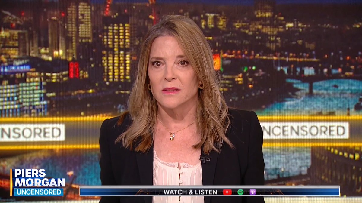 "We need a compelling alternative to Trump!" Marianne Williamson says Democrats should stand for "an intelligent middle", after the DSA called for the Pentagon defunded, prisons abolished and illegal migrants exonerated. 📺 Piers Morgan | Marianne Williamson