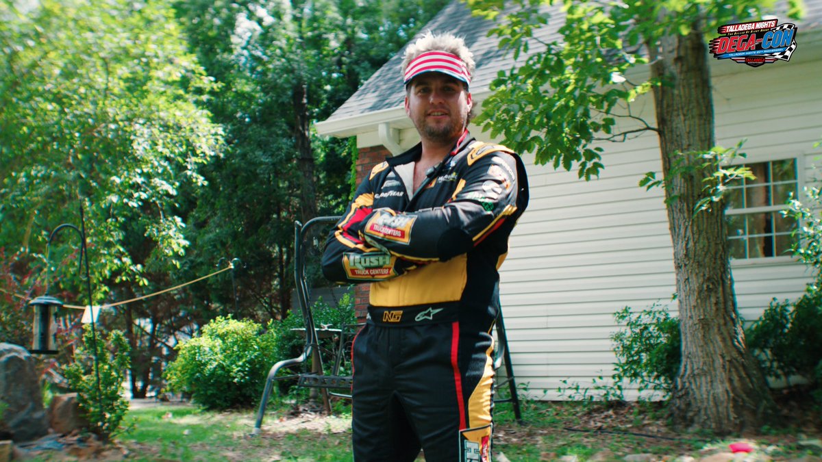 After 20 years, are you struggling with Talladega Nights Withdrawal Syndrome? Ask your favorite driver if DEGA-CON is right for you.