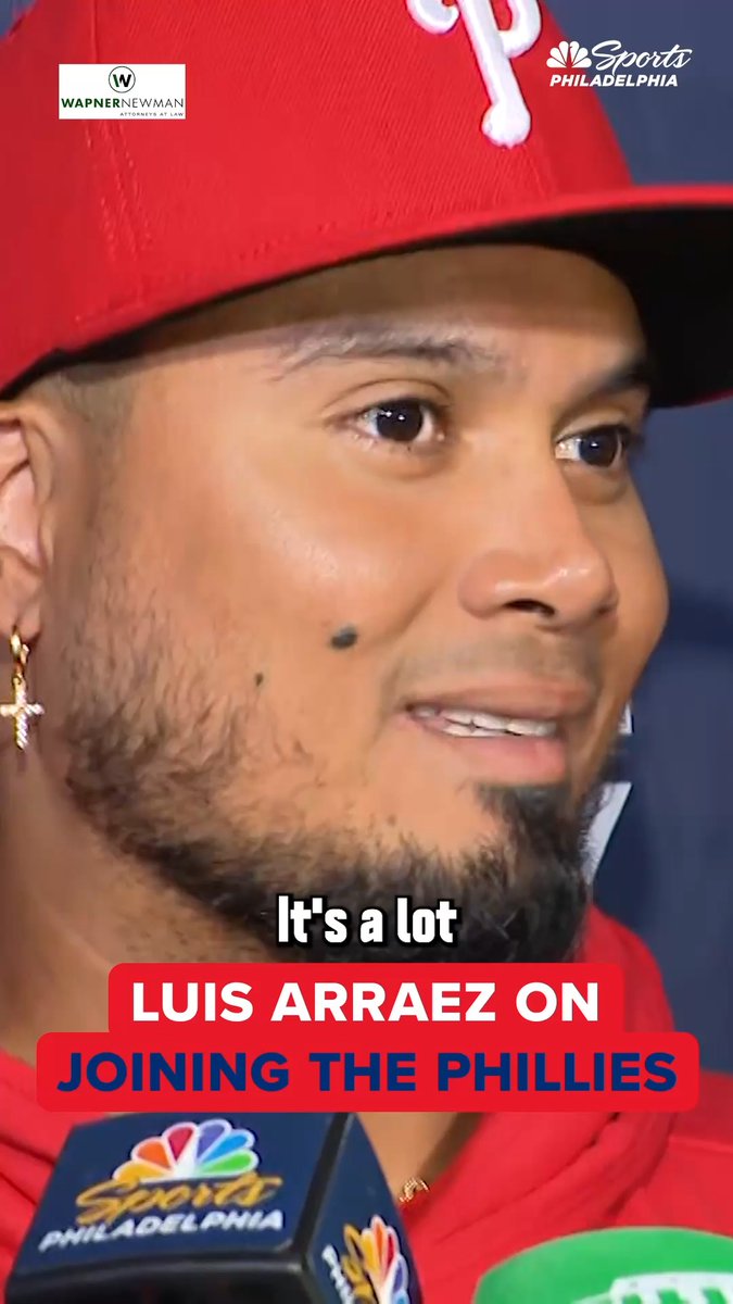 "It's a lot of damage there. Wow. A lot of power." Luis Arráez is impressed with the Phillies hitters. | Wapner Newman
