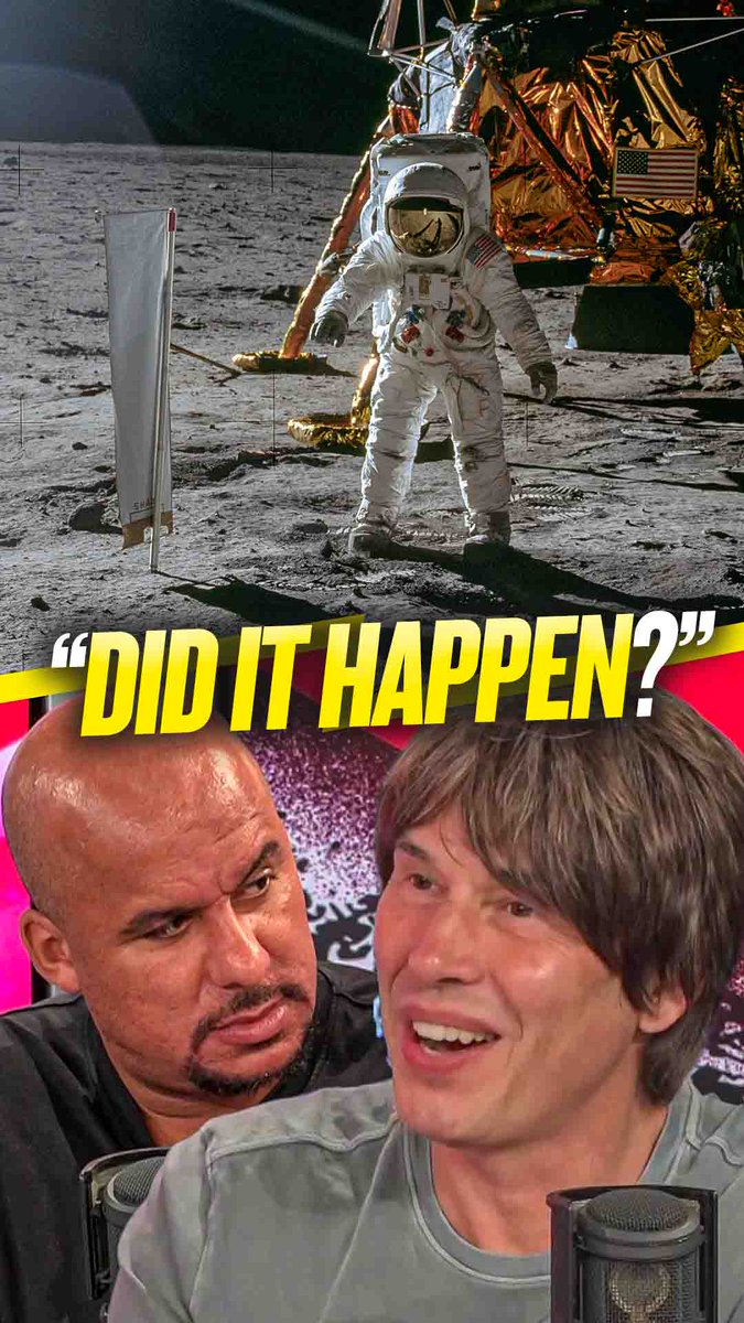 I can’t believe I’ve only just seen Brian Cox convincing Gabby Agbonlahor that the moon landing is real… What parallel universe are we living in! 😂