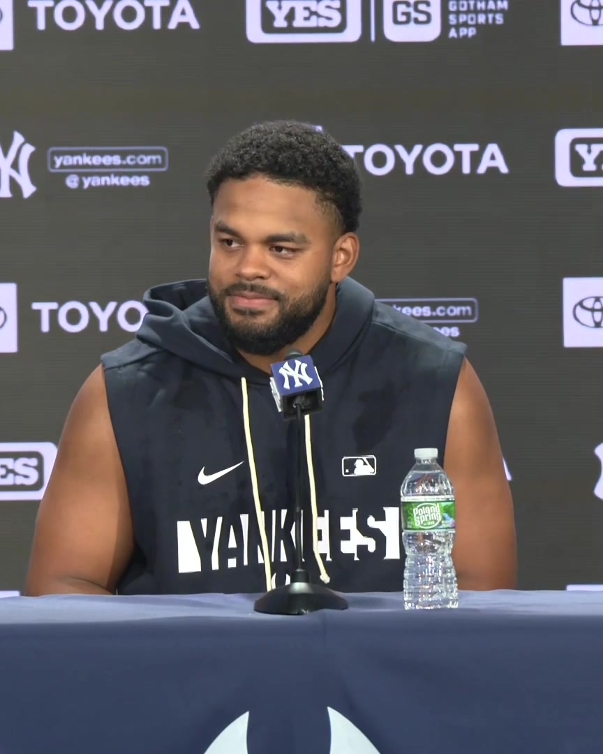 "I think anybody would be proud of being a New York Yankee." Heliot Ramos talks about being "proud" to become a Yankee: