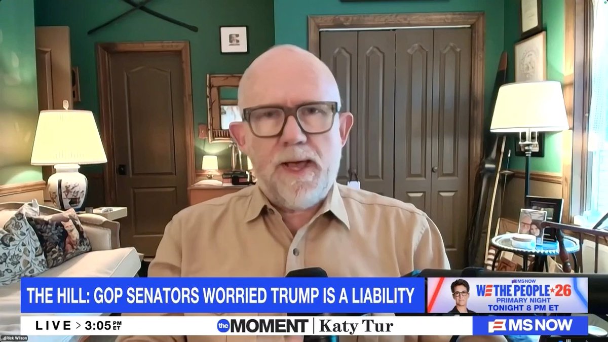 Trump's selfishness is sinking Republican hopes of seeming like they care about Americans. Listen to Rick Wilson on MSNOW: