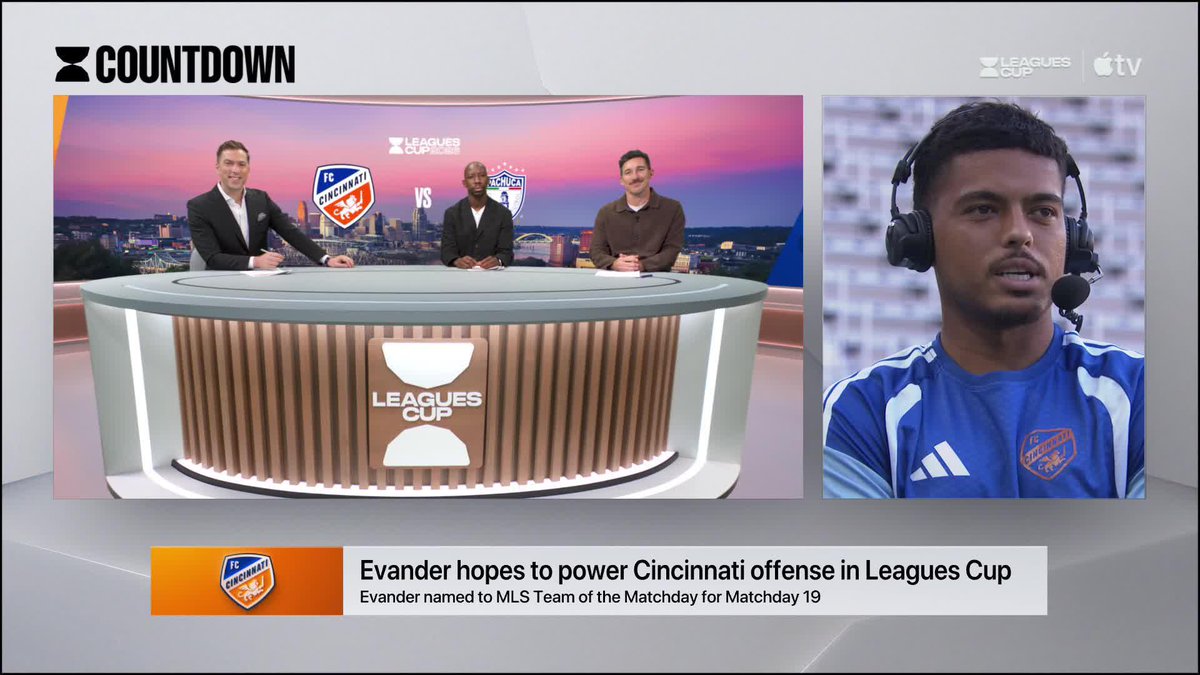 "That goal was for my dad." 🧡 Evander on his worldie on Saturday for FC Cincinnati.