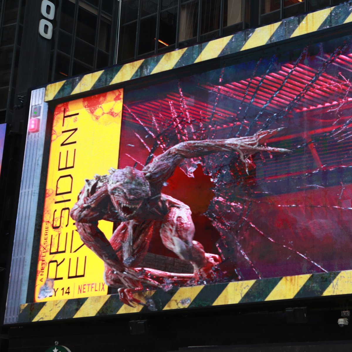 Still thinking about Netflix’s RESIDENT EVIL promo that made it look like a Licker had escaped into the streets of New York. The video speaks for itself.