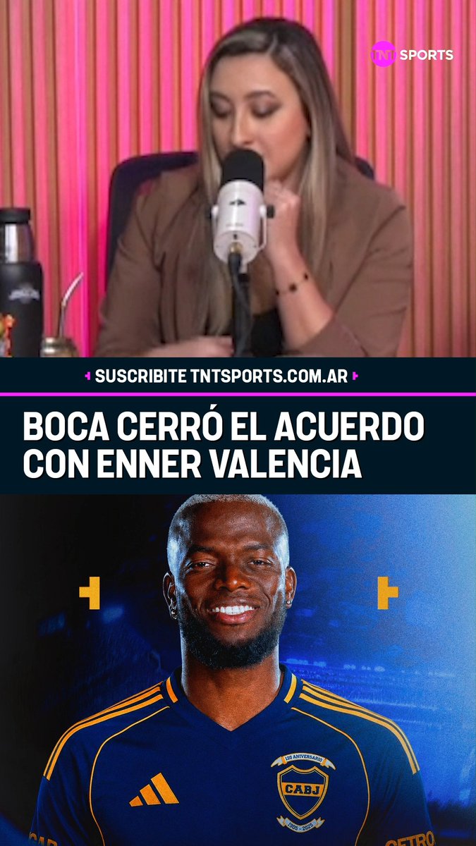 BOCA Y EL ACUERDO CON ENNER VALENCIA 🇪🇨🔵🟡 La información de Candela Leiga sobre la situación del delantero ecuatoriano y su inminente llegada como nuevo REFUERZO ✅ El Xeneize ya tiene todo arreglado de palabra y la idea es que llegue ANTES DEL FIN DE SEMANA para firmar su contrato. #NoEsParaTanto