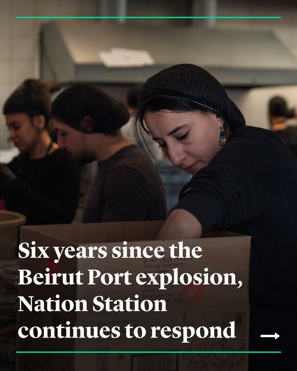 Meet Nation Station: A grassroots initiative born in response to the Beirut Port explosion in 2020 that continues to show up for its communities. The day after one of the largest non-nuclear explosions in history, Geitawi neighborhood resident Josephine Abou Abdo and four of her neighbors gathered at an abandoned gas station on their street. They quickly started organizing, turning the gas station into a distribution point for crowdsourced bottled water, fresh fruits and vegetables, tarps, and cooked meals. Nation Station, an Open Society grantee, became a staple in the neighborhood, with its restaurant introducing apertivo nights, hosted by migrant or refugee community kitchens to cook their specialty dishes, to generate revenue to subsidize food distribution programs. In 2024, as the war between Israel and Hezbollah destroyed homes and infrastructure across south Lebanon, the mutual aid group launched an emergency response, cooking more than 4,000 meals a day and sending them to shelters in Beirut and Mount Lebanon. In 2026, as Israel has continued to launch attacks on southern Lebanon and other areas, triggering a mass displacement crisis that has overwhelmed state and international relief efforts, Nation Station distributed about 20,000 food packages a week to vulnerable households in heavily impacted areas. Despite the widespread destruction of homes and livelihoods and the daily threat of violence, communities in Lebanon are still coming together to support those in need. Read more about Nation Station: