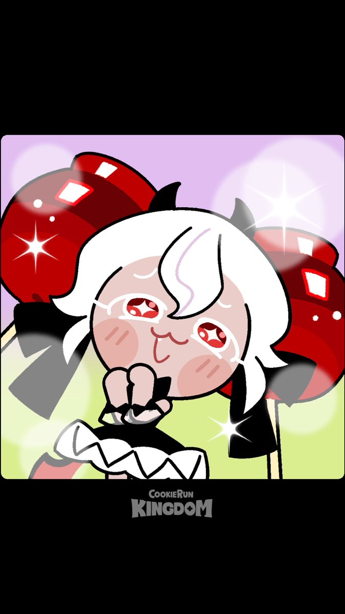 Evil works hard, but #BlackSapphireCookie works harder! #CookieRun #CookieRunKingdom #CandyAppleCookie